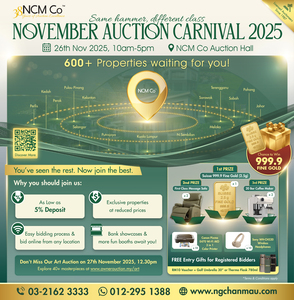 November Auction Carnival 2025 Returns — Nearly 600 Properties Up for Grabs!
