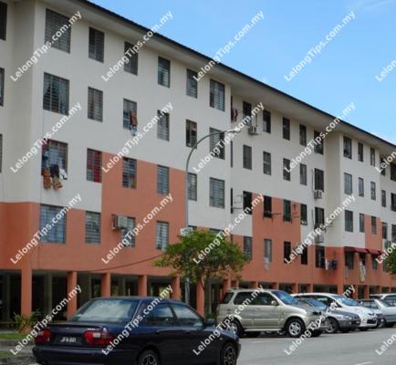 Lelong Auction Sri Lanang Flat in Taman Desa Terbrau Johor 