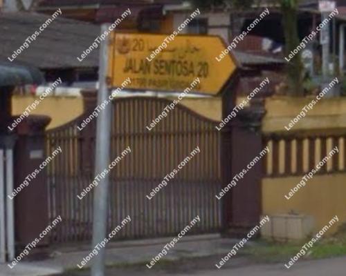 Auction 2 Storey Terrace House in Taman Nusa Damai Johor for RM140000