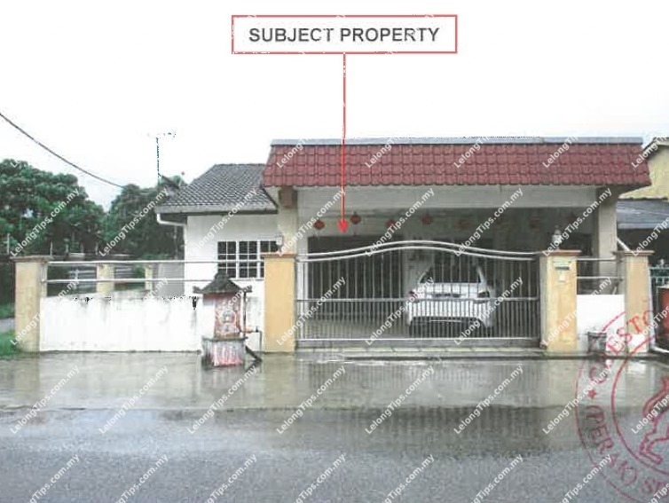 1 Storey Terrace House, End Lot, Renovated [6 min to Taiping Mall]