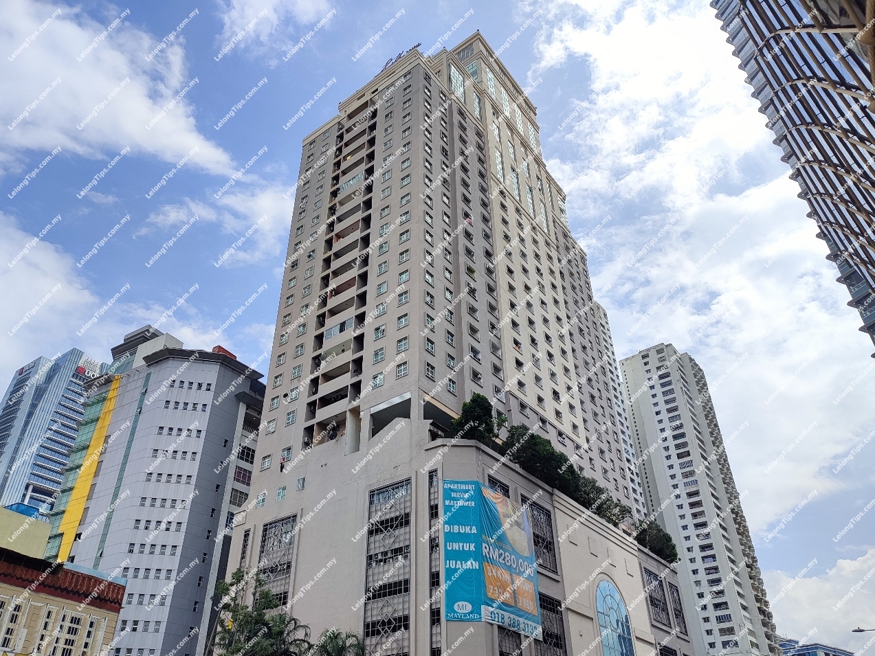 [Vacant Unit] Freehold Maytower Service Apartment [Comfortable Strategic Location in Heart of KL City; Right beside Jakel Mall KL; Walking distance to City One Plaza; 2 min to Dang Wangi LRT Station]
