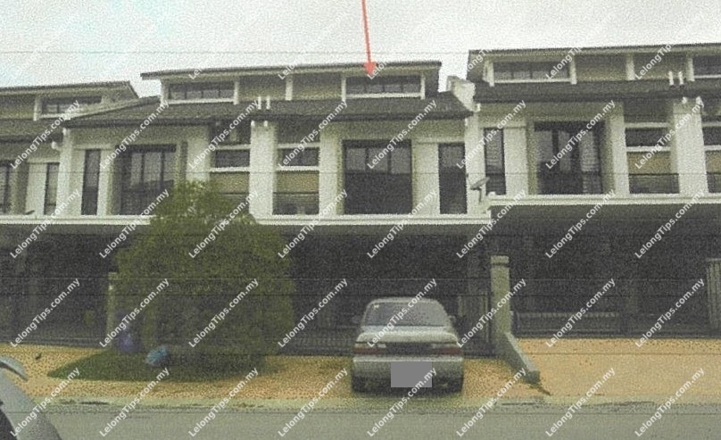 Auction 2 Storey Terrace House in Shah Alam Selangor for RM800000