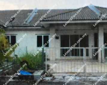 Auction 1 Storey Terrace House in Taman Kledang Fasa II Perak for RM120000