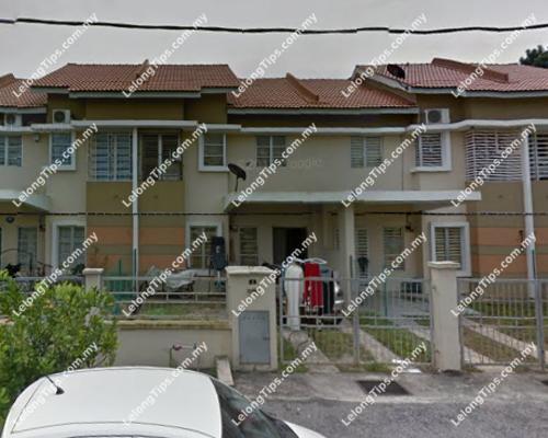 Auction 2 Storey Terrace House in Sungai Buloh Selangor for RM450000