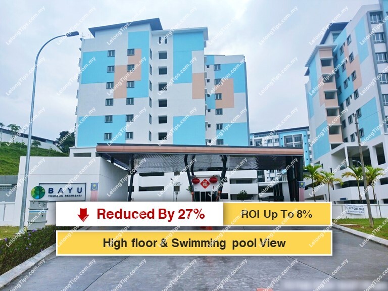 [ROI up to 8%; -27%; Swimming pool View] Bayu Temiang Residensi Condominium [Completed in 2023; 5 min to Seremban Town; 6 min walk to SMJK Chan Wa]