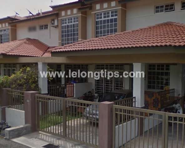 Auction 2 Storey Terrace House in Taman Akasia Melaka for RM306000