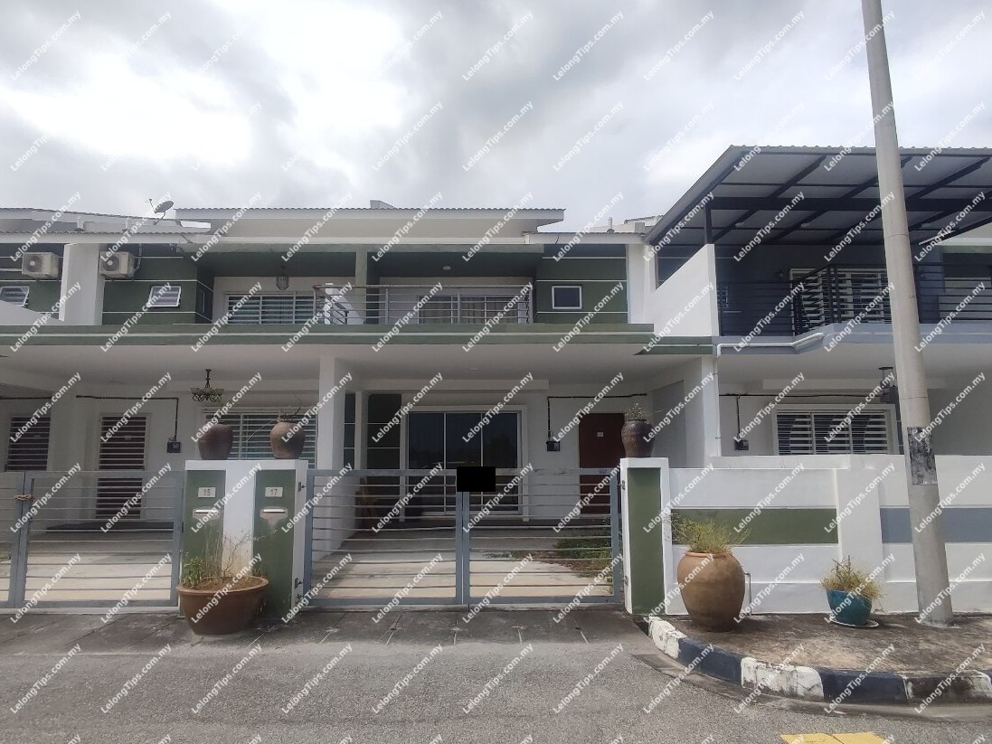 Auction 2 Storey Terrace House in Taman Mekar Sari Penang for RM423000