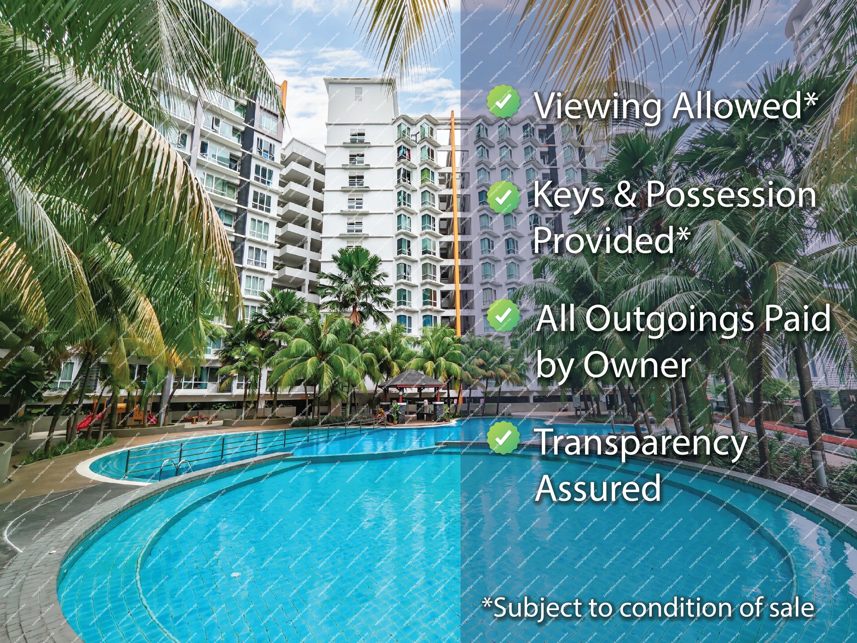 [At the heart of KL’s mature Old Klang Road] Tiara Mutiara Service Apartment [7 min to KTM Petaling Station]