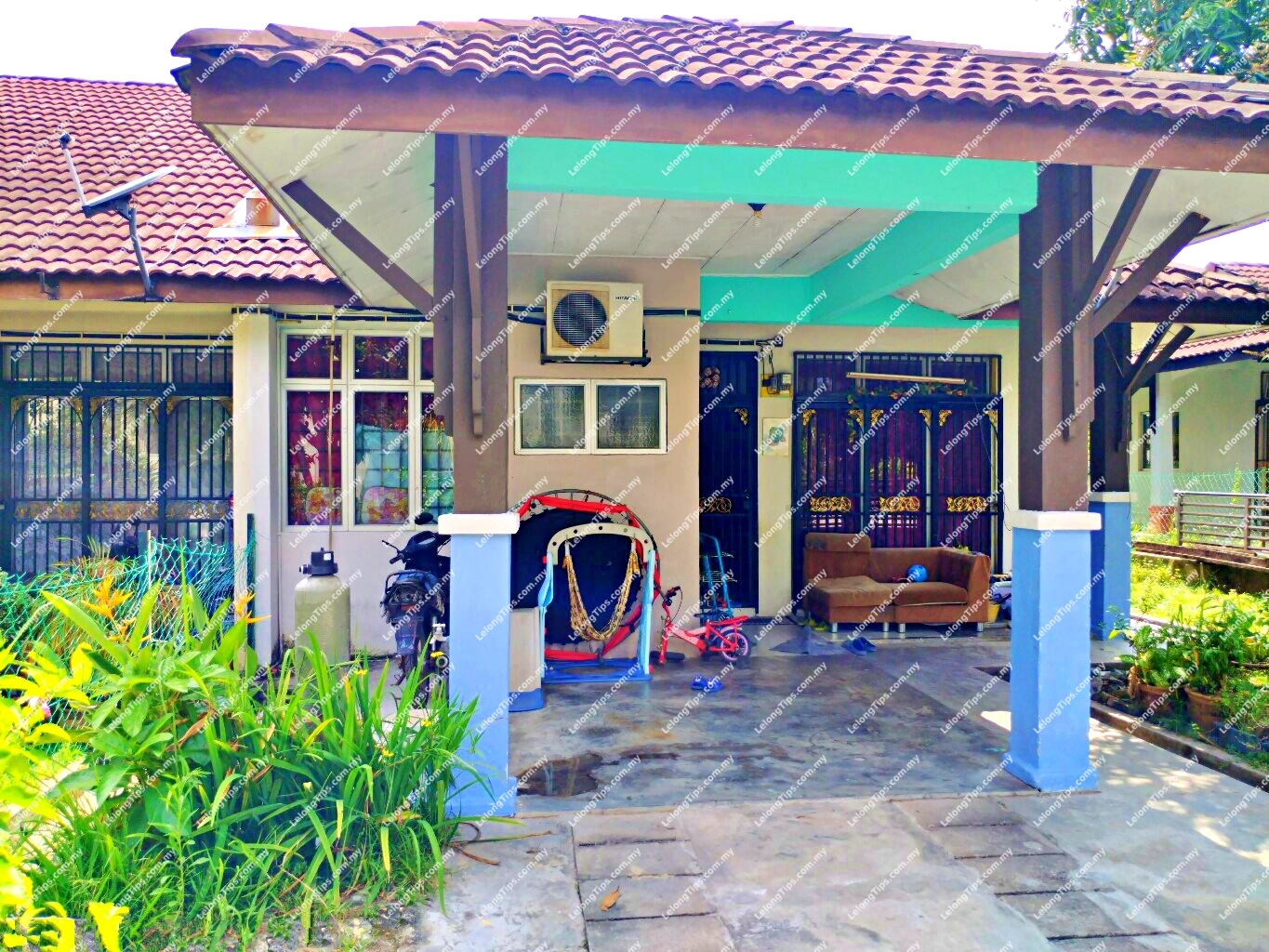 1 Storey Terrace House [5 min to Econmart]