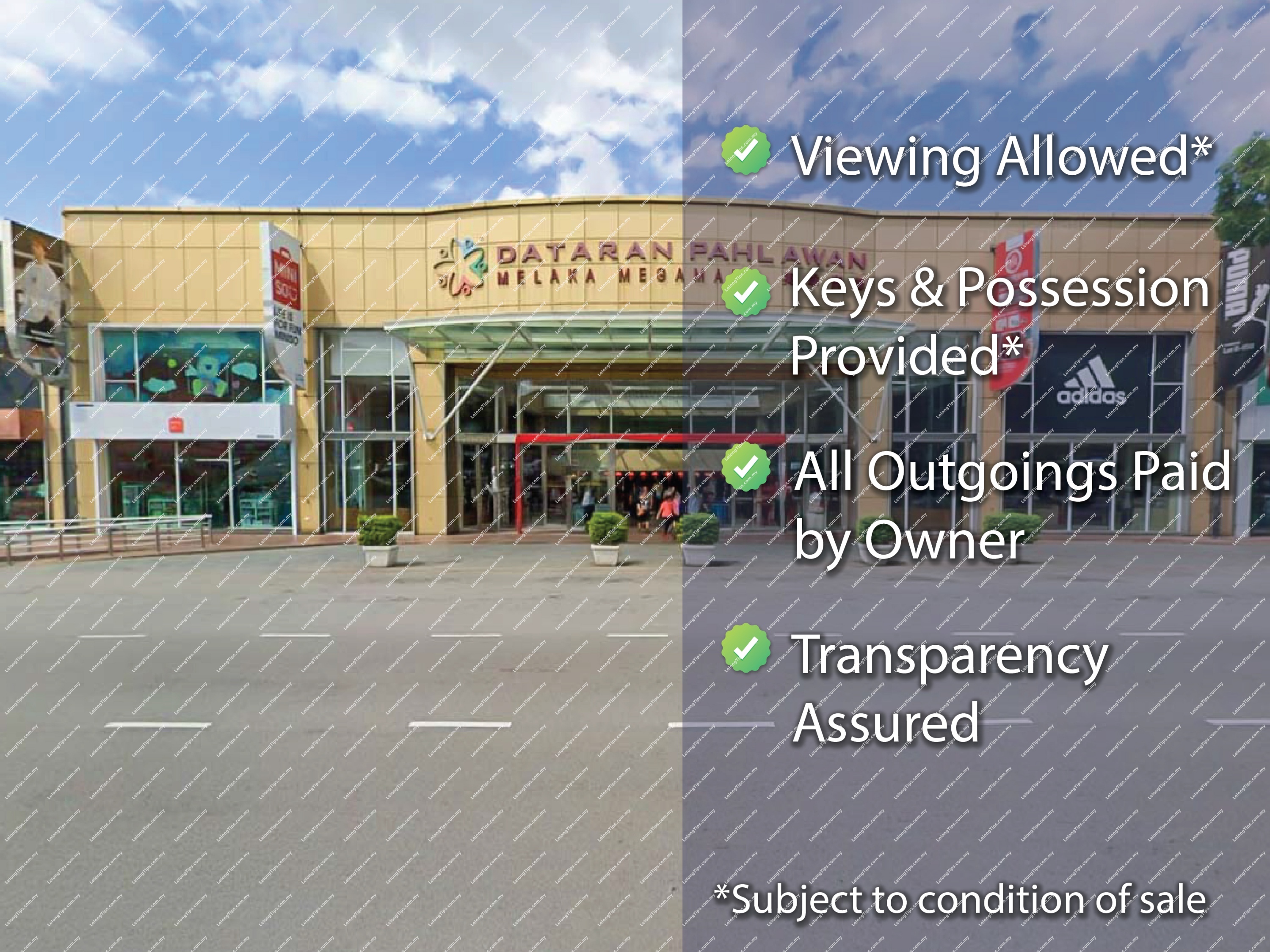 [High foot traffic-located near the escalator] Retail Lot [Easily accessible via Jalan Parameswara & Jalan Tun Khalil Yaakob]