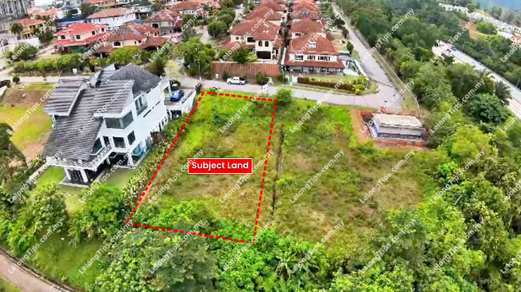 [Wide-frontage rectangular land-ideal for custom bungalow design] Exclusive Vacant Bungalow Land [Surrounded by exclusive residential enclaves (Green Ville, Bukit Jelutong, Glenmarie)]
