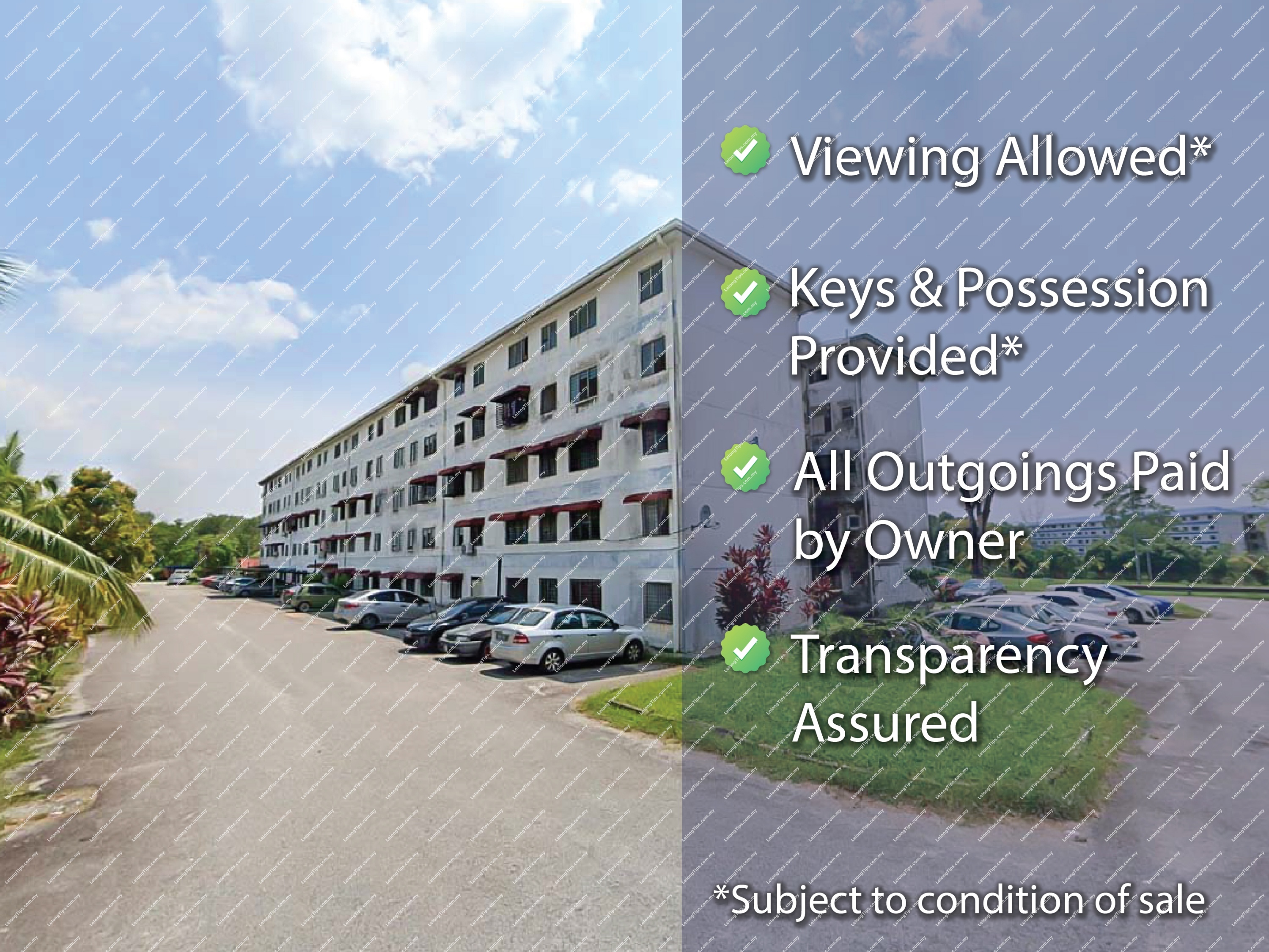 [Located in a Mature Residential Area] Seri Lili Apartment (Flat), Low Cost [Surrounded by a Variety of Shops]