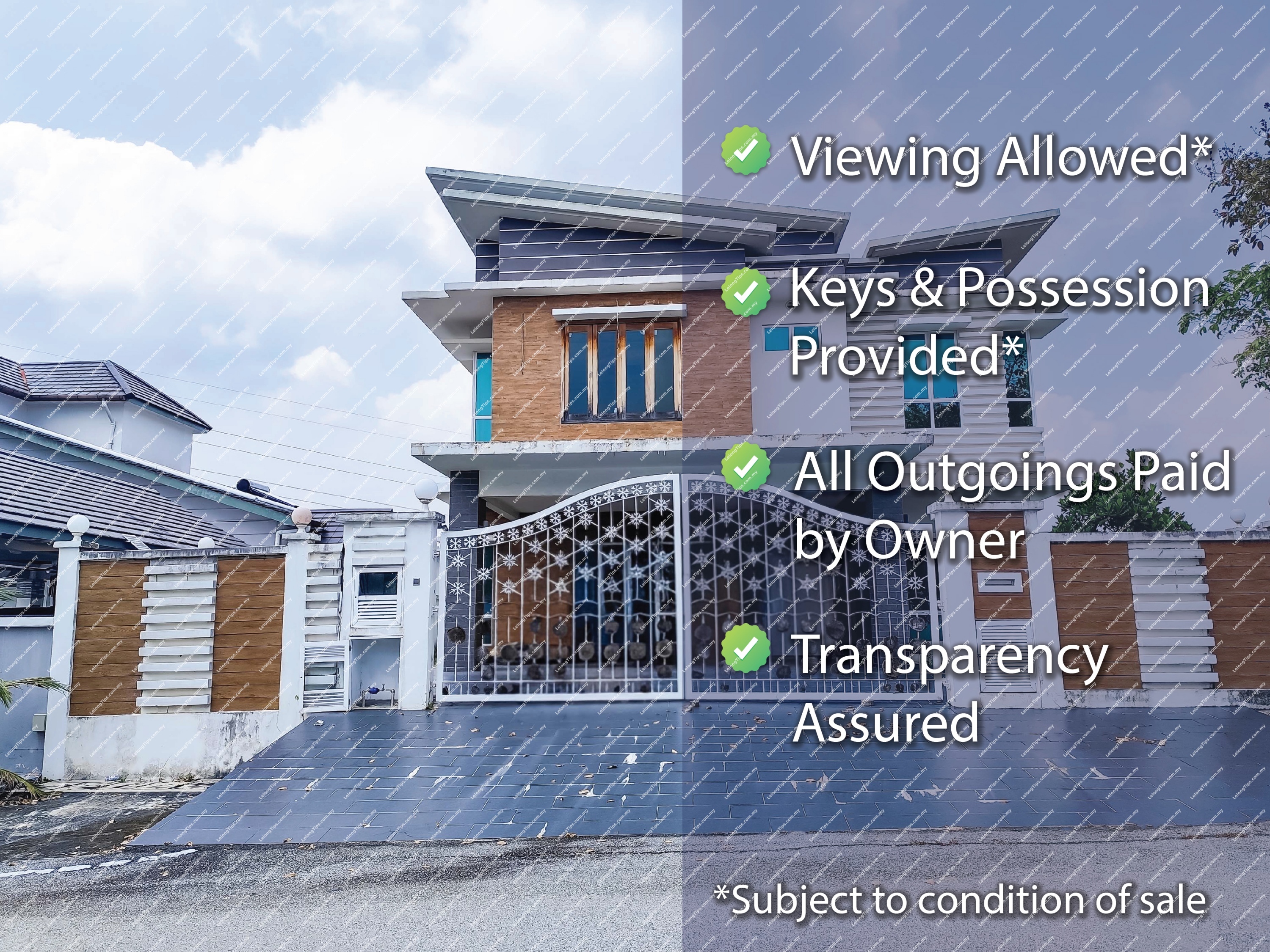 [Vacant unit; Gated & Guarded Community] 2 Storey Bungalow House [Easy access from PLUS & LEKAS Highway]