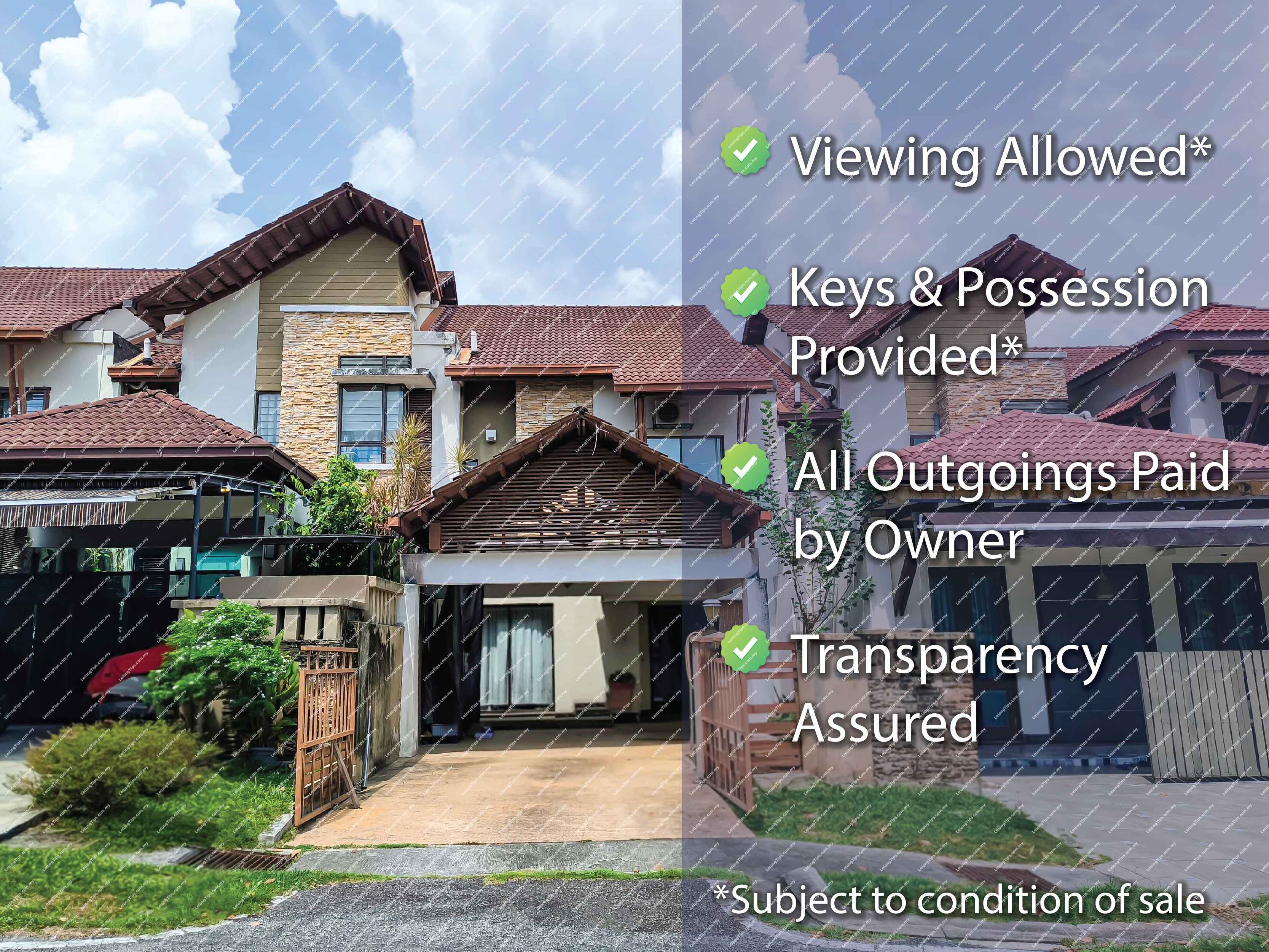 [Upcoming LRT3 line links Shah Alam to Bandar Utama & Klang] 2.5 Storey Terrace House [4 mins to Aeon Shah Alam]