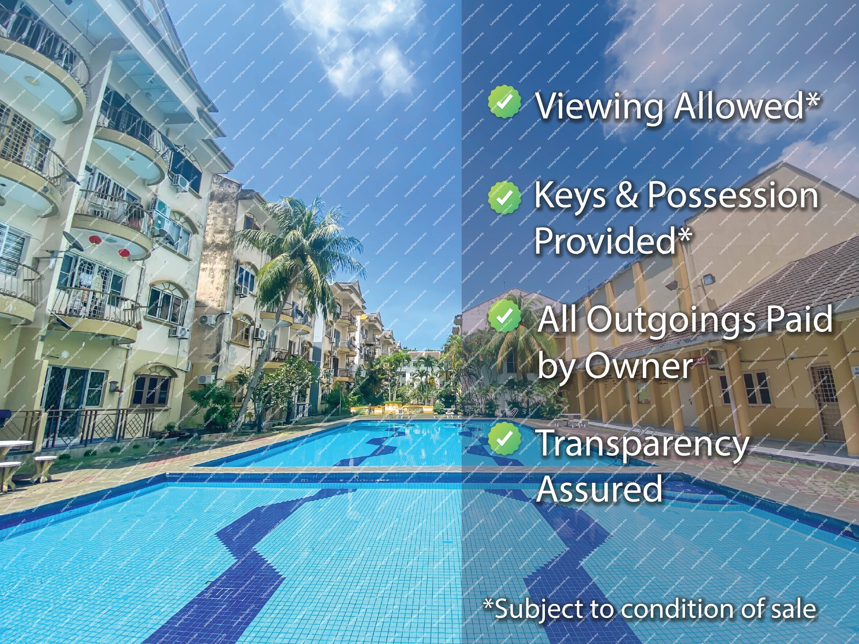 [Balcony with Open View (North-West Facing] Condominium [Close to Melaka Town – Vibrant Tourist Hotspot]