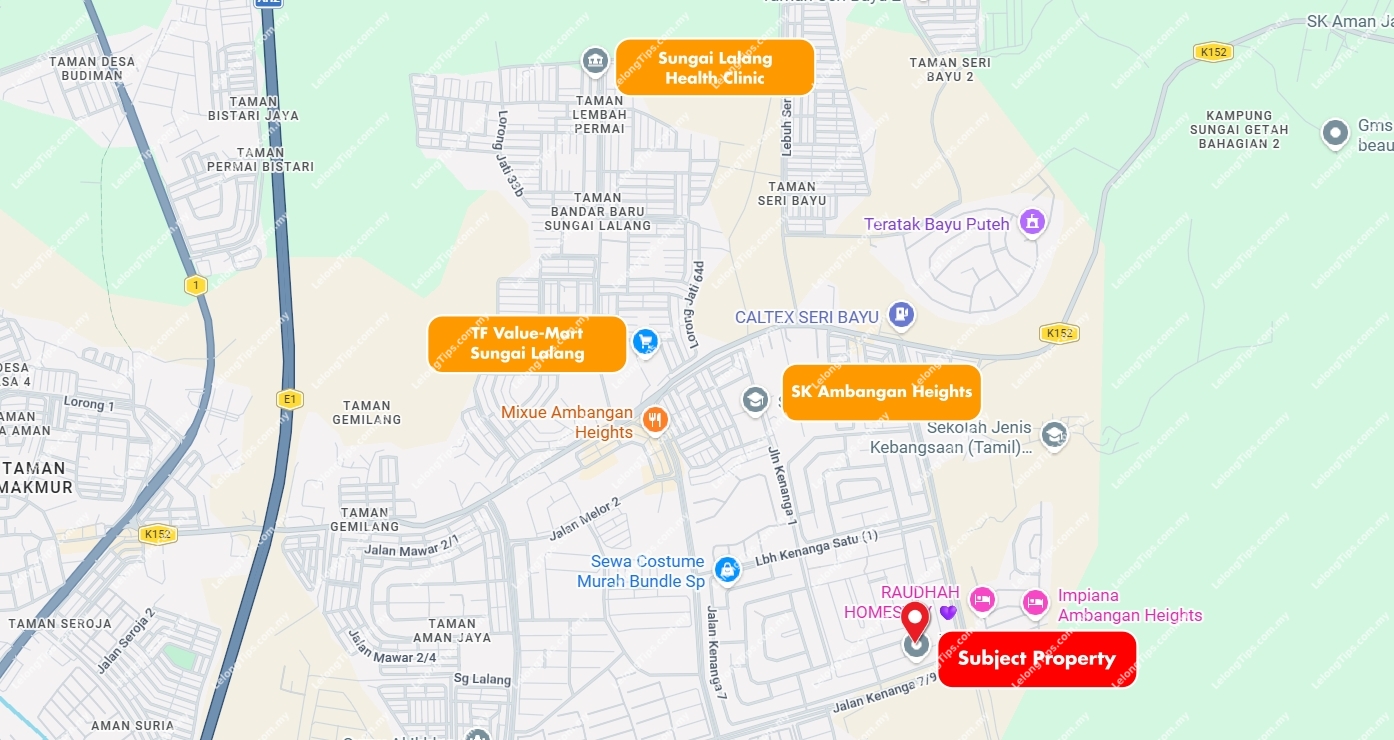 1 Storey Semi Detached House