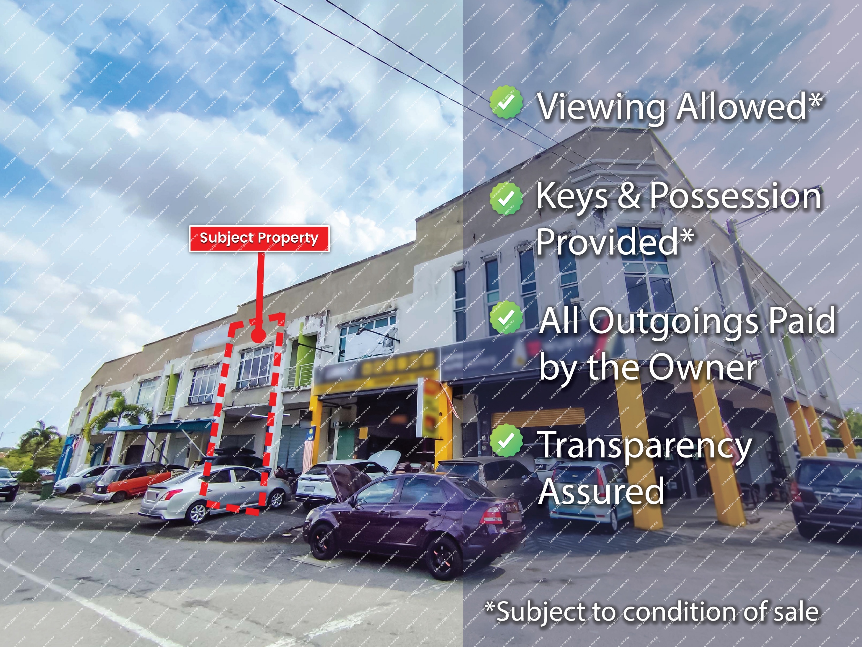 [Tenanted unit; suitable for office, retail, service-oriented or small business use] 2 Storey Shop Office [Facing main road with excellent visibility and constant traffic]