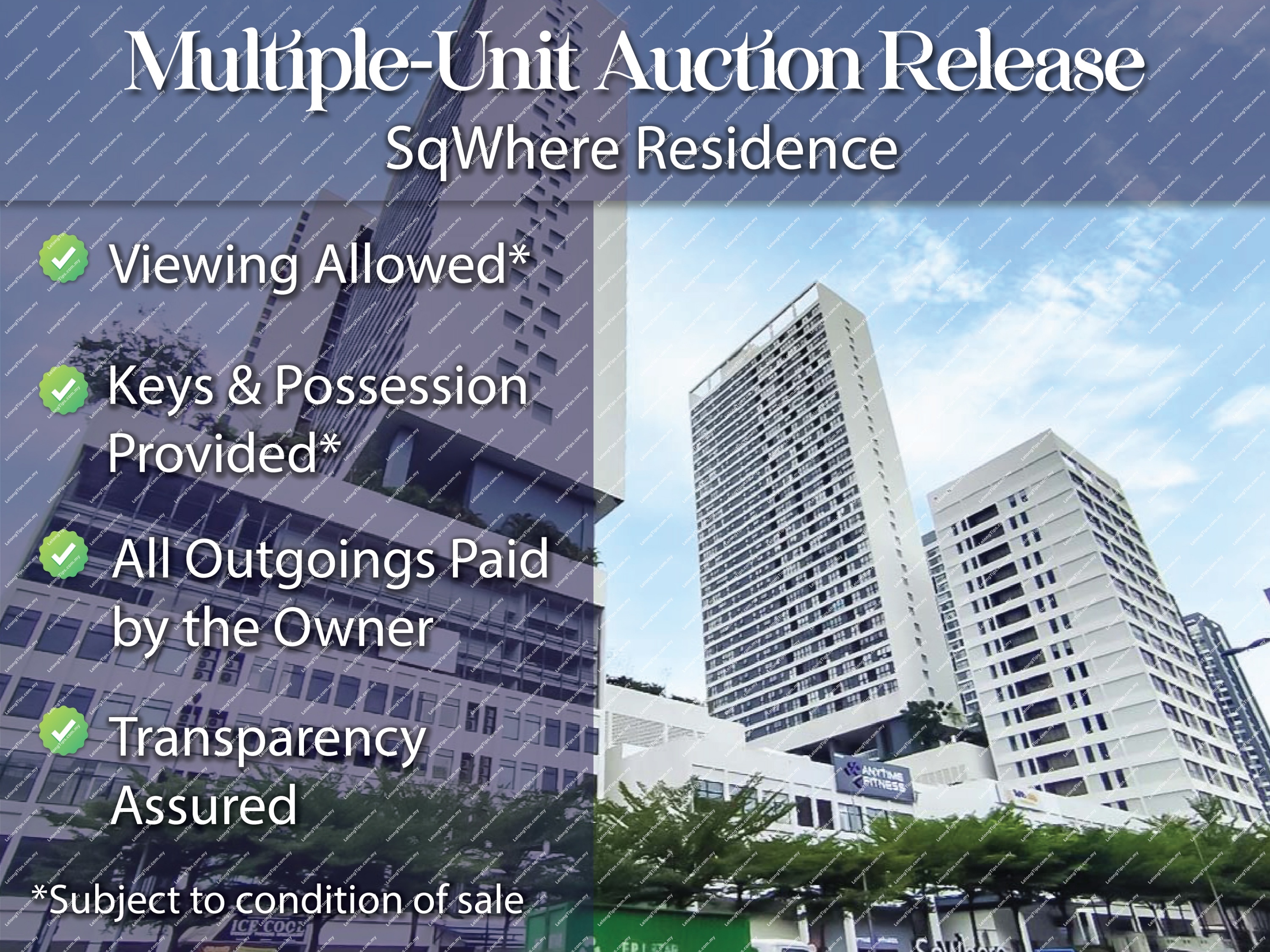 [4 Units] Sqwhere Residences Service Apartment