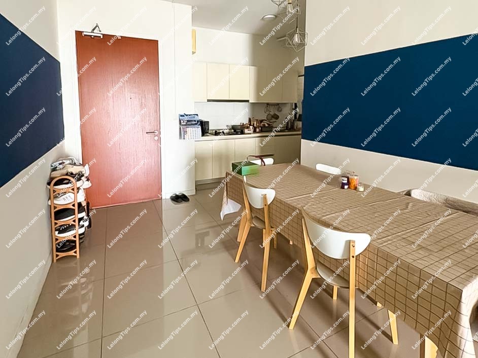 [Partially Furnished Unit] Condominium [12min LRT Station Glenmarie,4min Stesen KTM Komuter Batu Tiga]