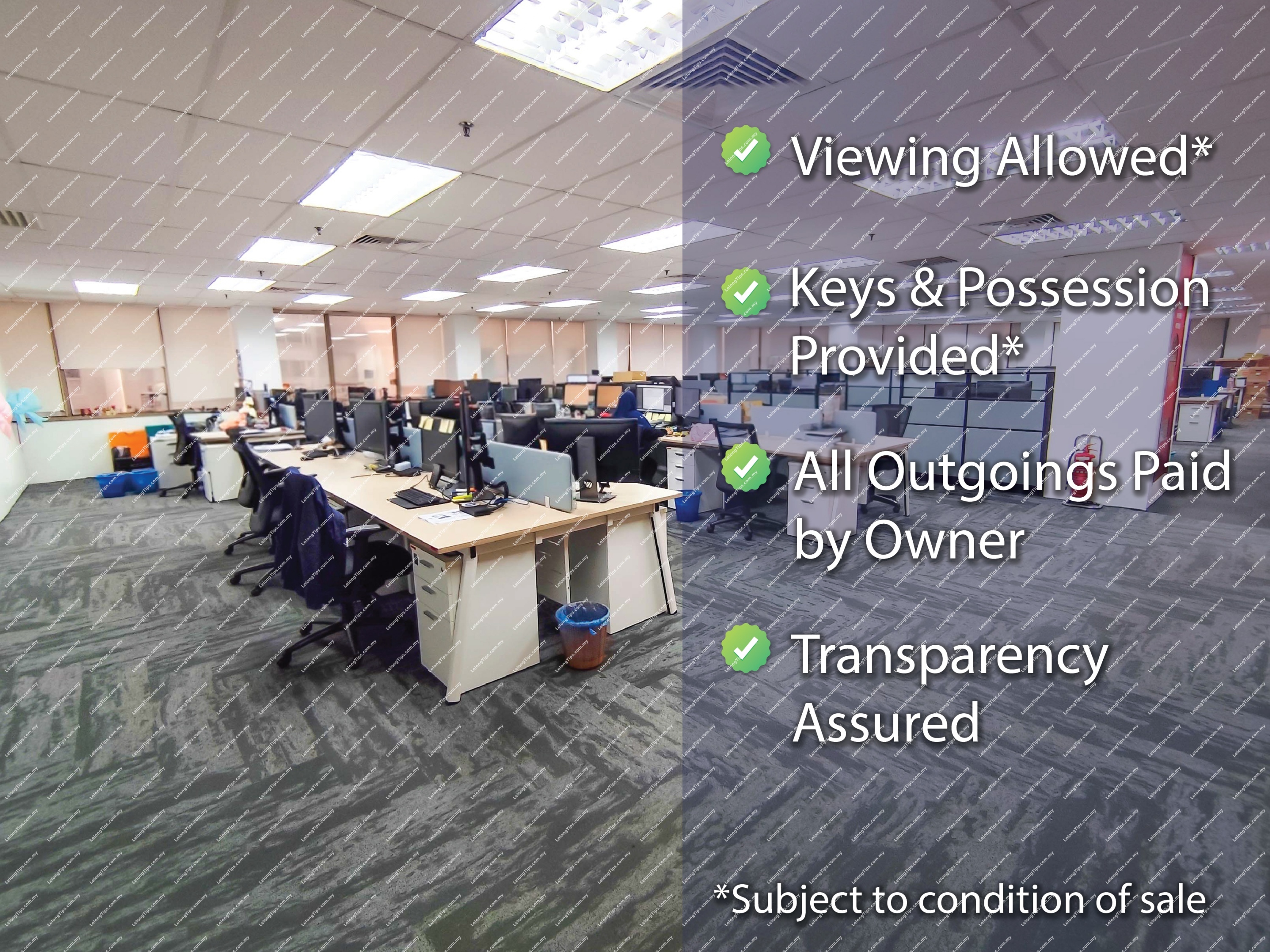 [Located in the Golden  Triangle of Kuala Lumpur] Office Premise [Walking Distance to Bukit Bintang , Pavilion KL, and Suria KLCC]