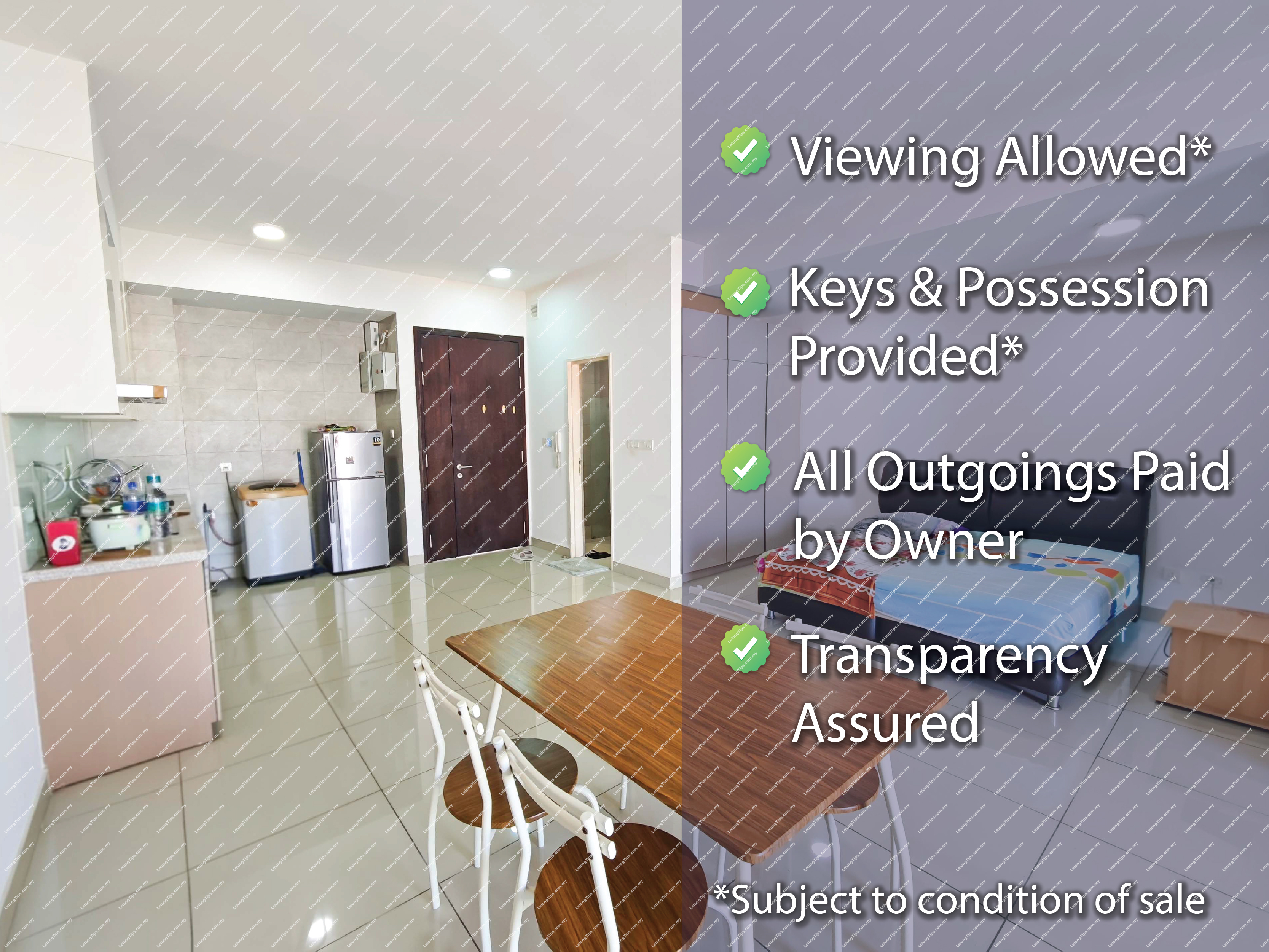 [Conveniently located next to Citta Mall] Service Apartment [Close to Sultan Abdul Aziz Shah Airport (Subang Airport)]