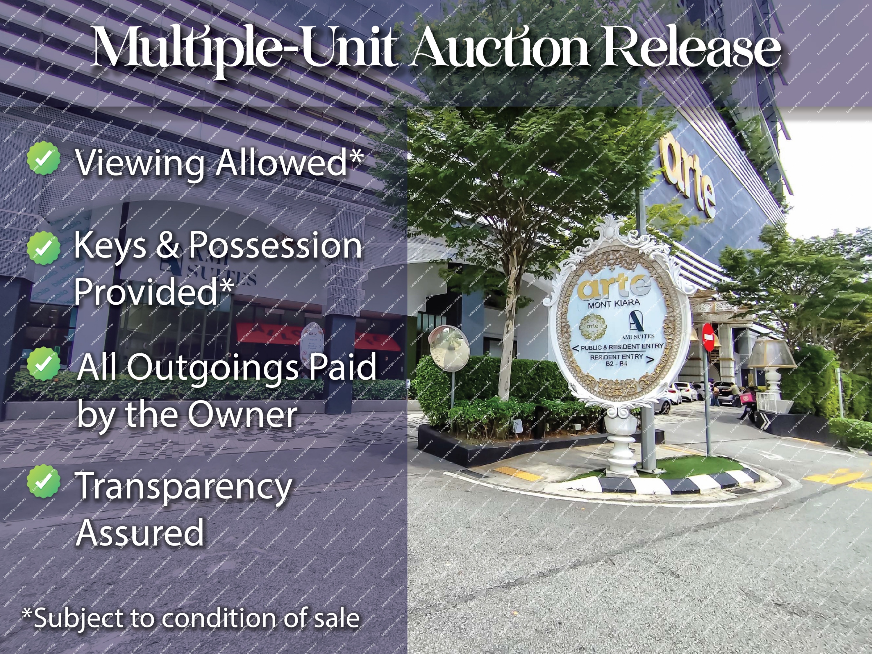 [6 Units] Arte Mont Kiara Service Apartment