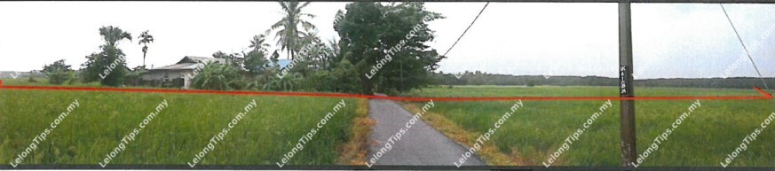 Agriculture Land erected with 1 Storey Detached House