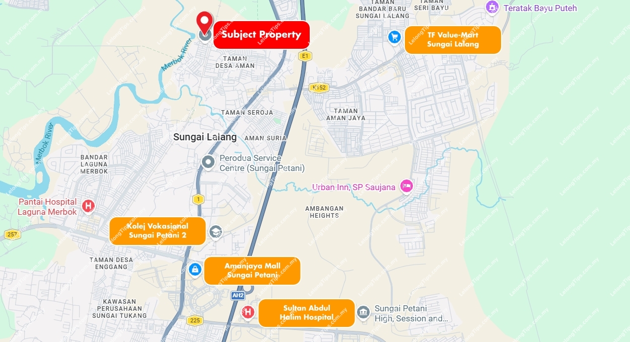 1 Storey Terrace House