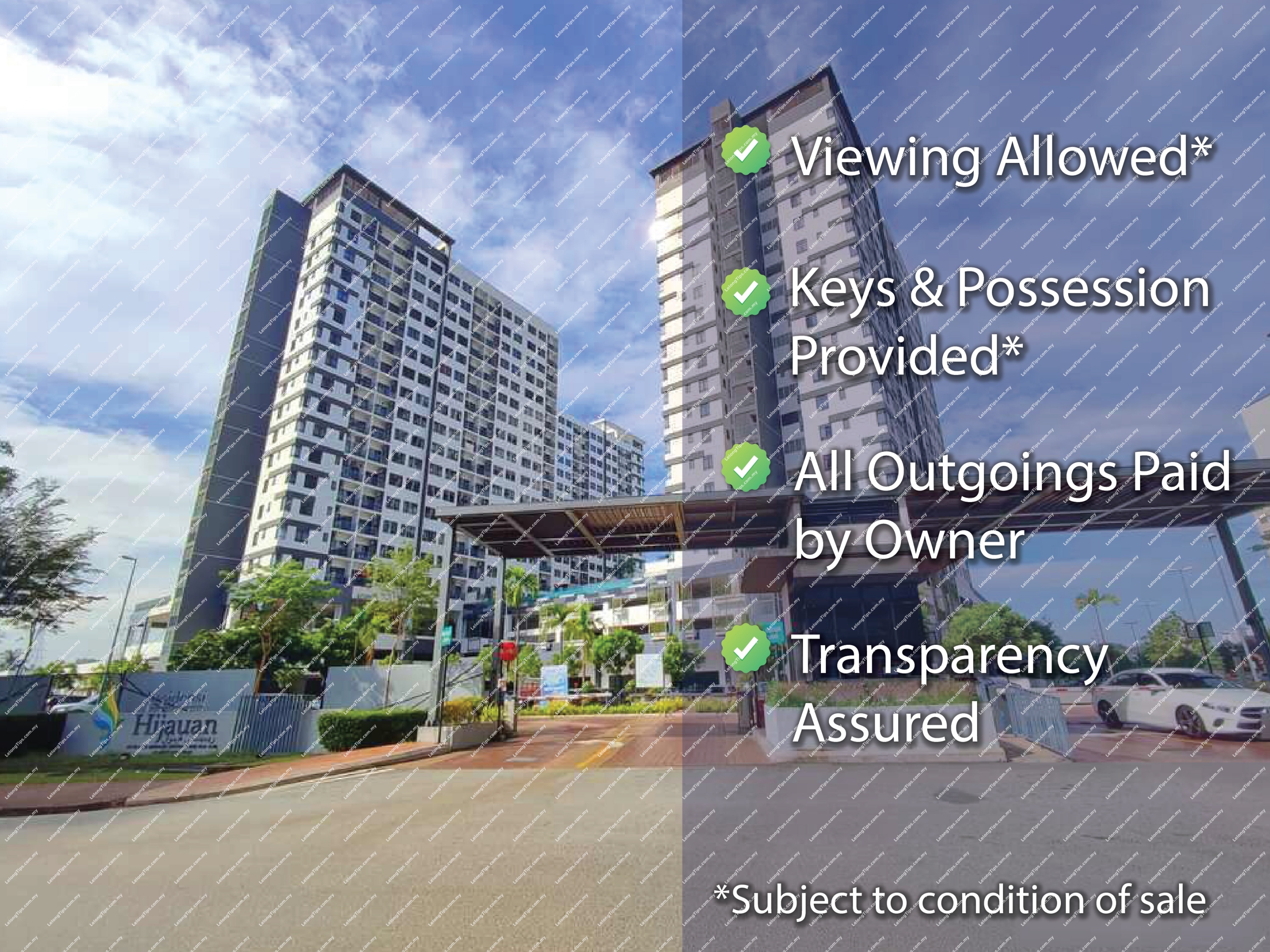 [Earn RM3,500 a month; ROI 7%] with ready tenant Condominium [10 min to LRT 3 : Dato Menteri Station]