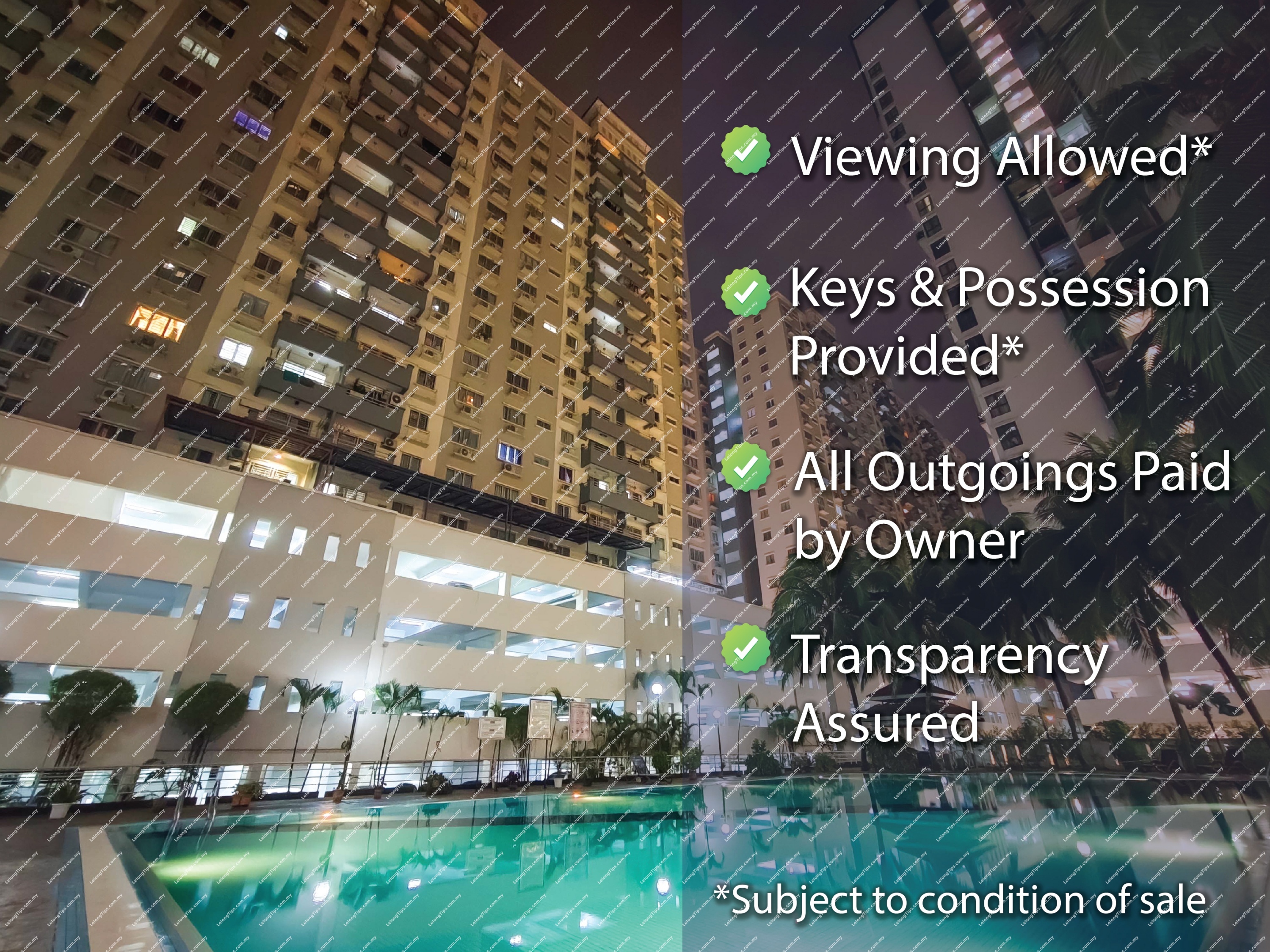 [Spacious with Balcony] Freehold Apartment [5 mins to LRT Alam Sutera]