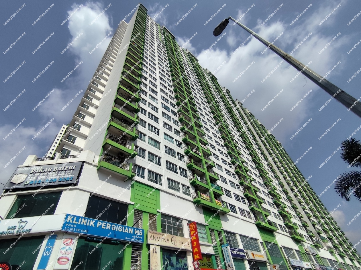 [6 min to Muhibbah LRT Station] Service Apartment [10 min to Pearl Point Shopping Mall]