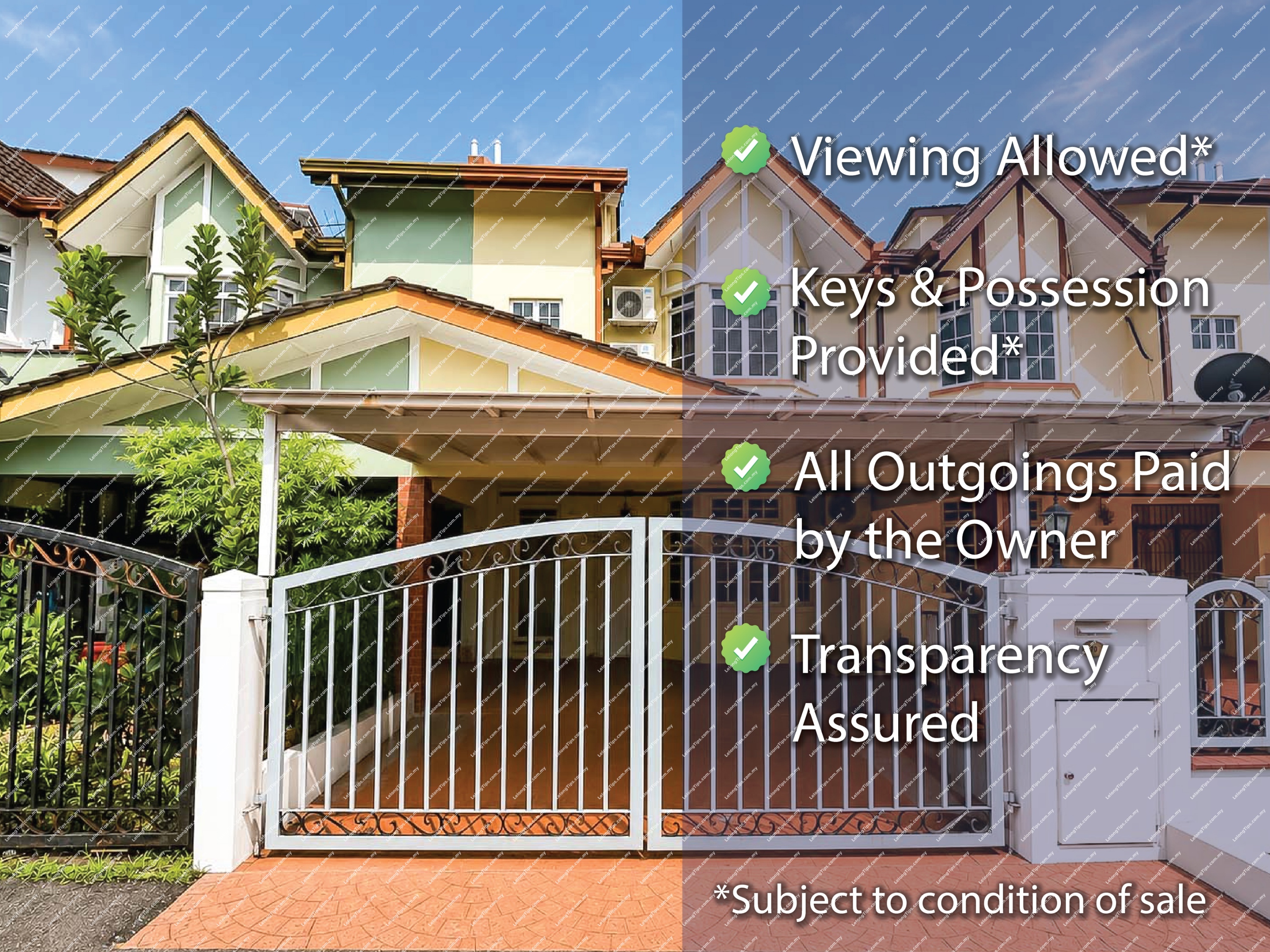 [Renovated & Partially Furnished; Dimensions: 16' x 75] 2 Storey Link House [10 mins to MRT Sungai Buloh; Easy access via GCE, PLUS and Jalan Sungai Buloh–Shah Alam]
