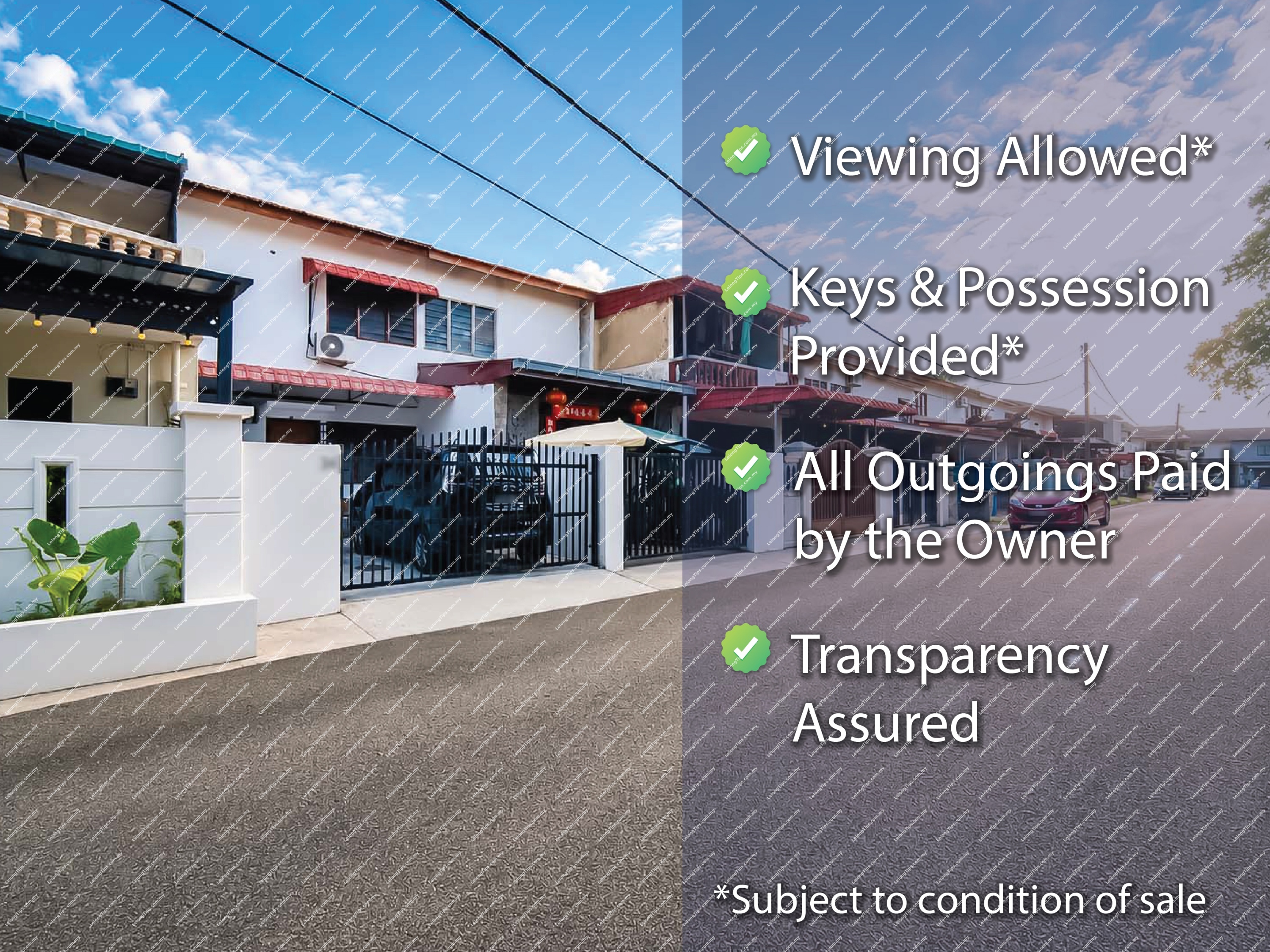 [Renovated Unit; Matured Township] 2 Storey Terrace House, Low Cost [10mins to AEON Mall Tebrau City; Easy access to Senai–Desaru Expressway]