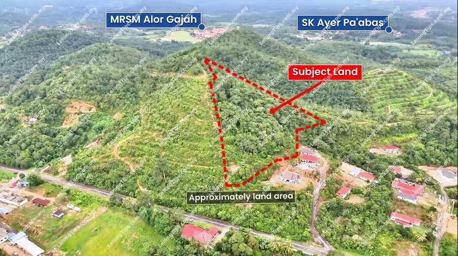 Land [2 mins distance to University College of Agroscience Melaka]