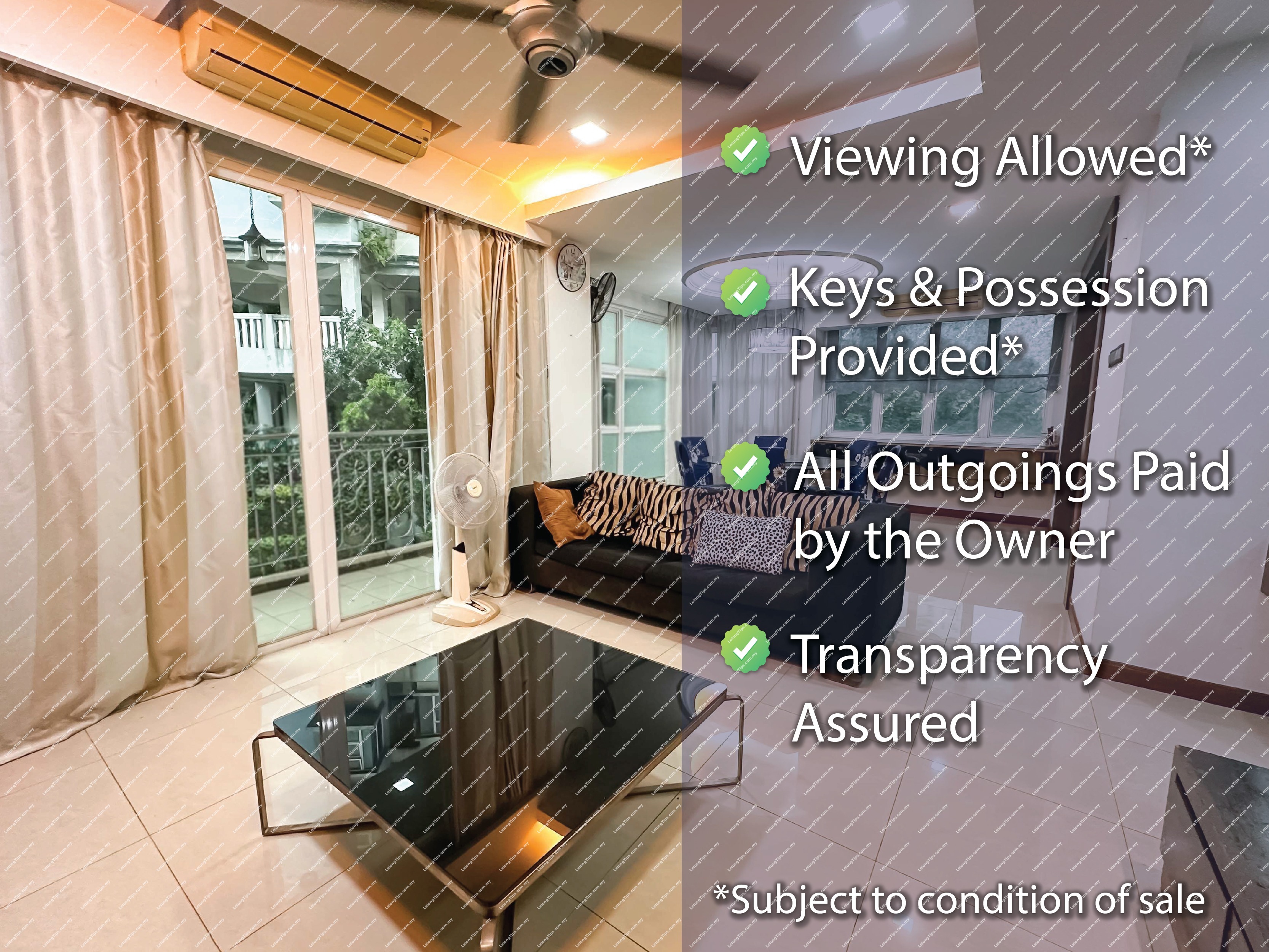 [Spacious Home with Open View] Duplex Condominium [Walking Distance to Puchong Prima LRT Station; Easy Access via LDP, ELITE & SKVE Highways]