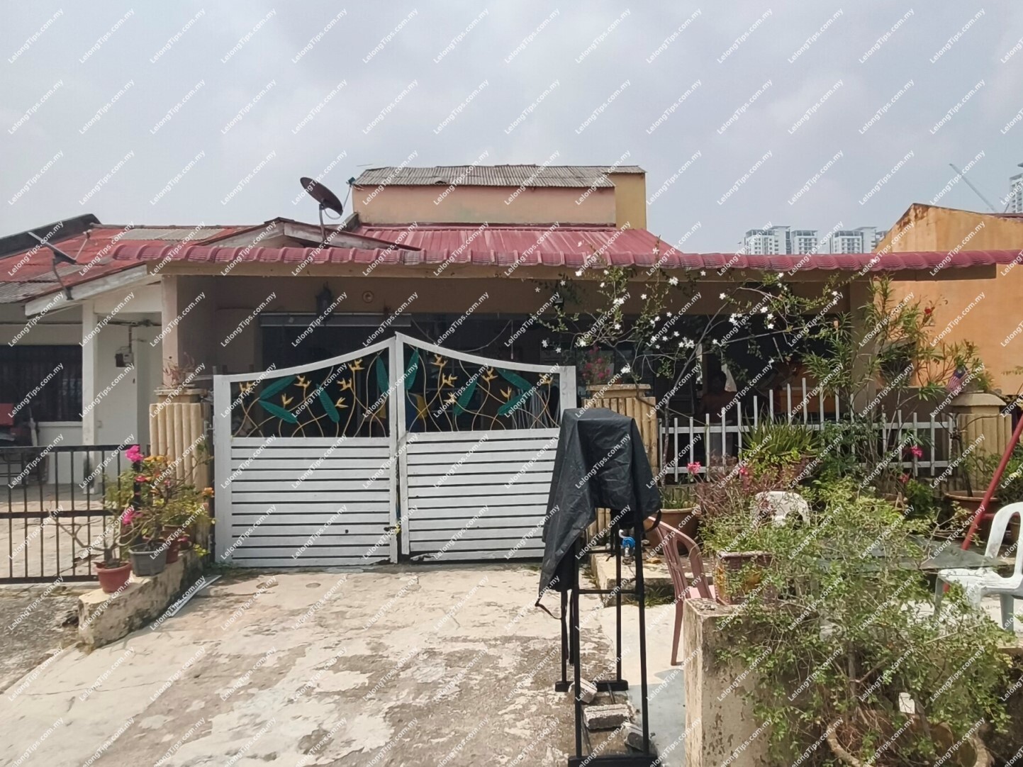 1 Storey Terrace House with Extra Land